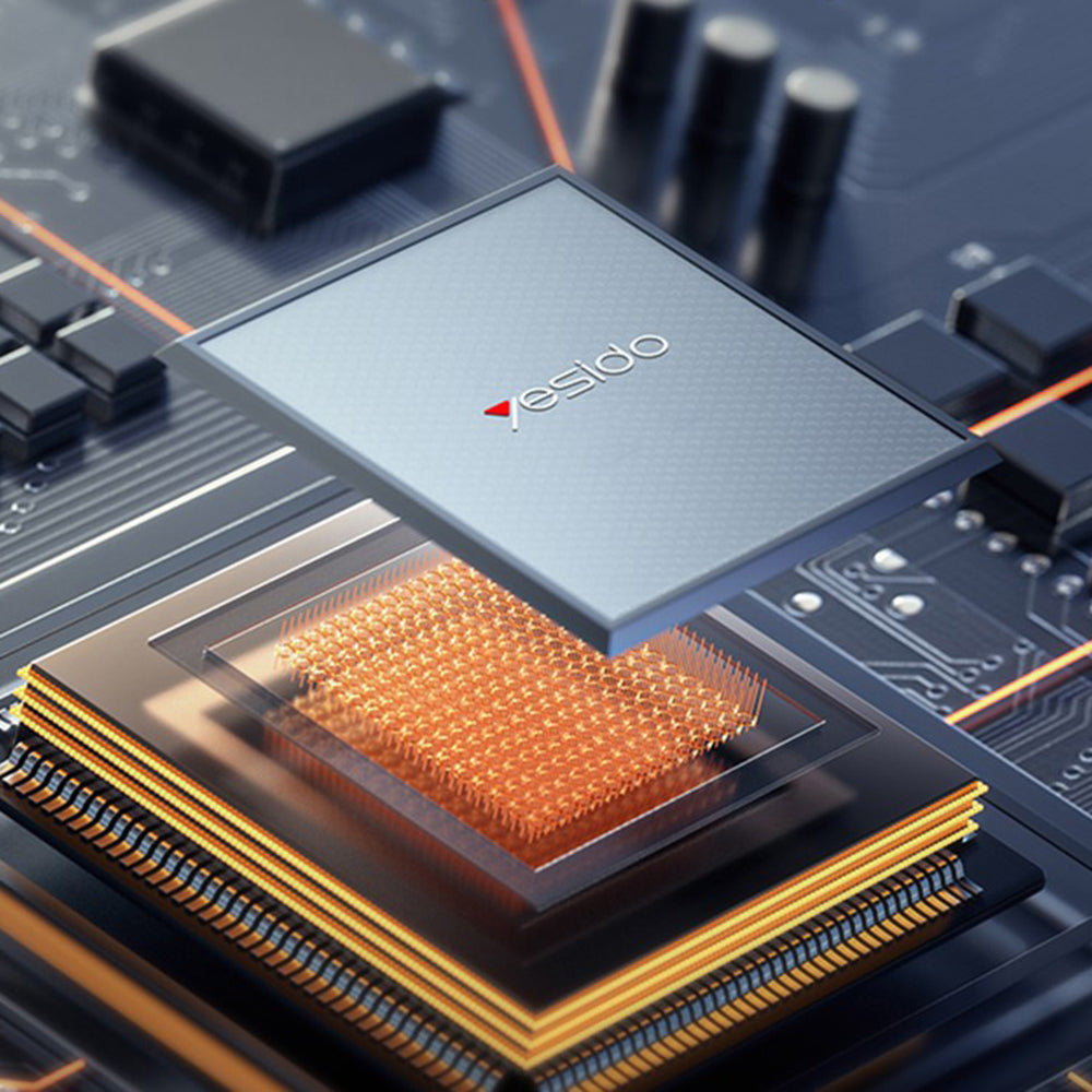 Sieťová nabíjačka Yesido YC142, 100W, 5A, 1 x USB-A - 2 x USB-C, Čierna