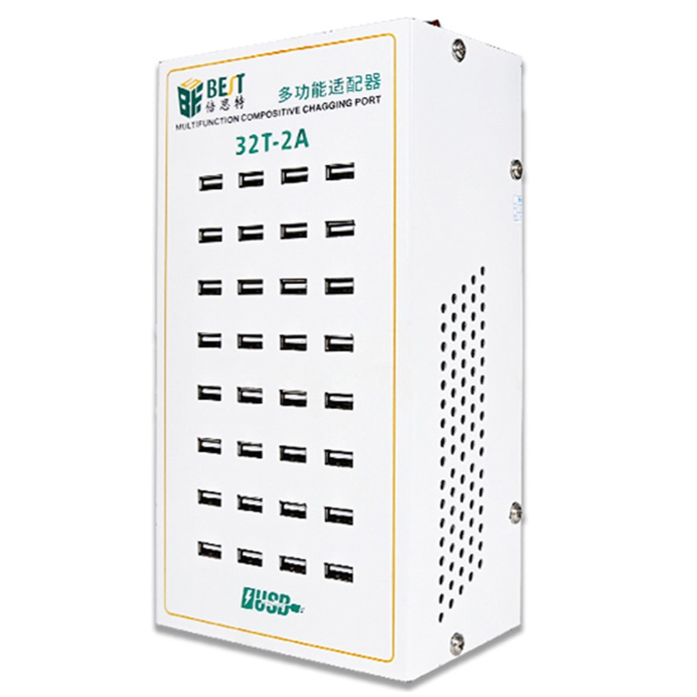 Nabíjačka stanice Best 32T-2A, 2A, 32 x USB-A, biela