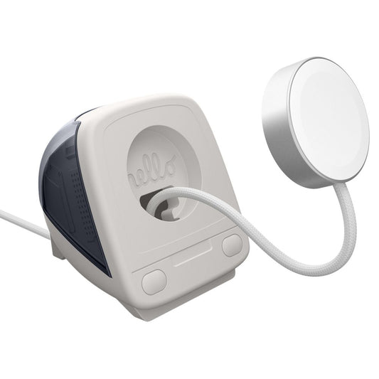 Spigen C1 Classic stojan pre bezdrôtovú nabíjačku Apple Watch Series, Sivý