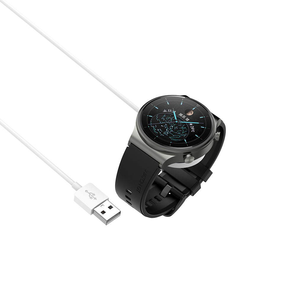 Bezdrôtová nabíjačka Techsuit THC1 pre Huawei Watch Series, USB-A, Biela