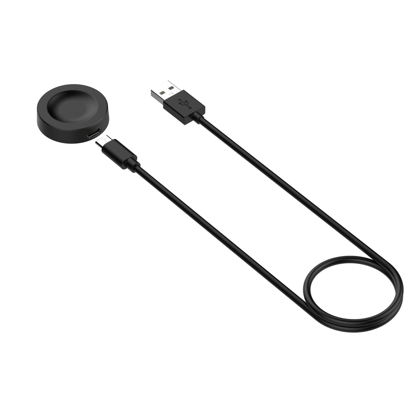 Bezdrôtová nabíjačka Techsuit THC2 pre Honor Watch / Huawei Watch Series, USB-A, Čierna