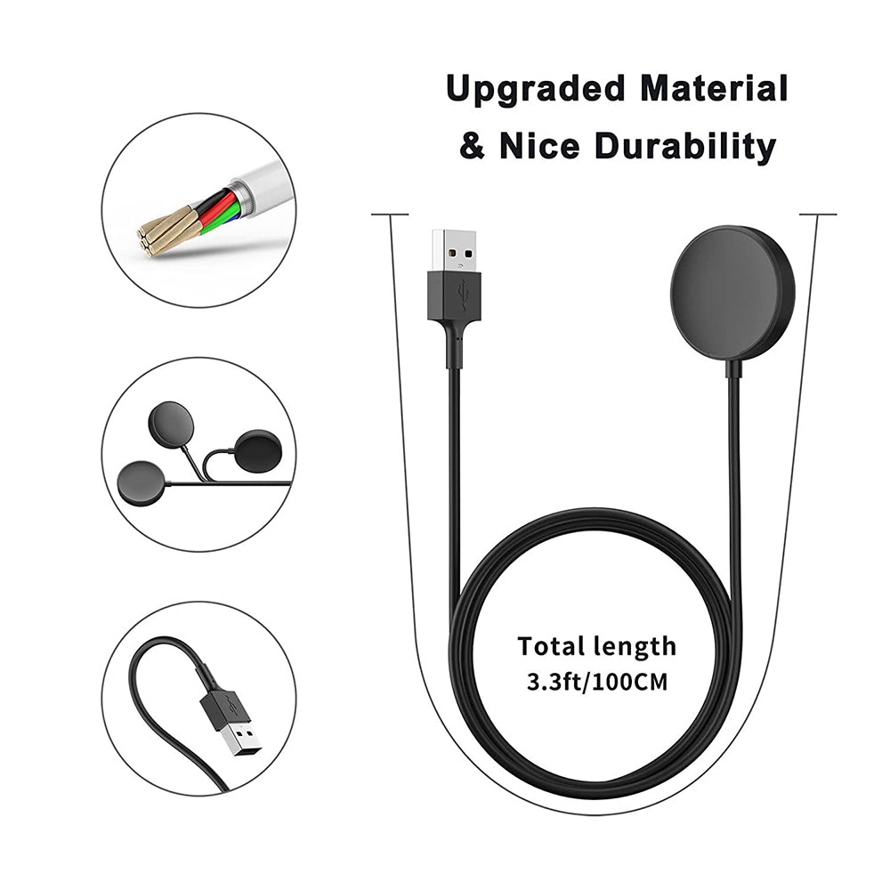Bezdrôtová nabíjačka Techsuit TSC11 pre Samsung Galaxy Watch Series, USB-A, Čierna