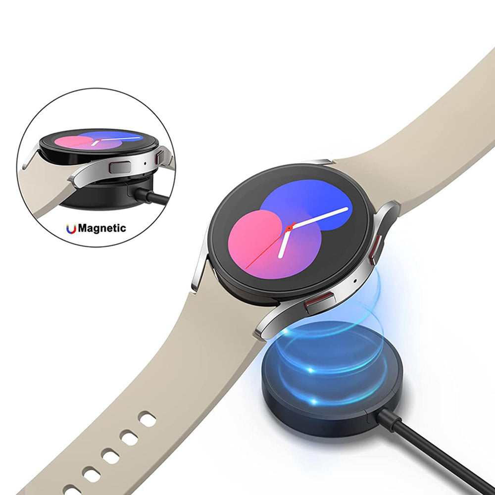 Bezdrôtová nabíjačka Techsuit TSC12 pre Samsung Galaxy Watch Series, USB-A, Čierna