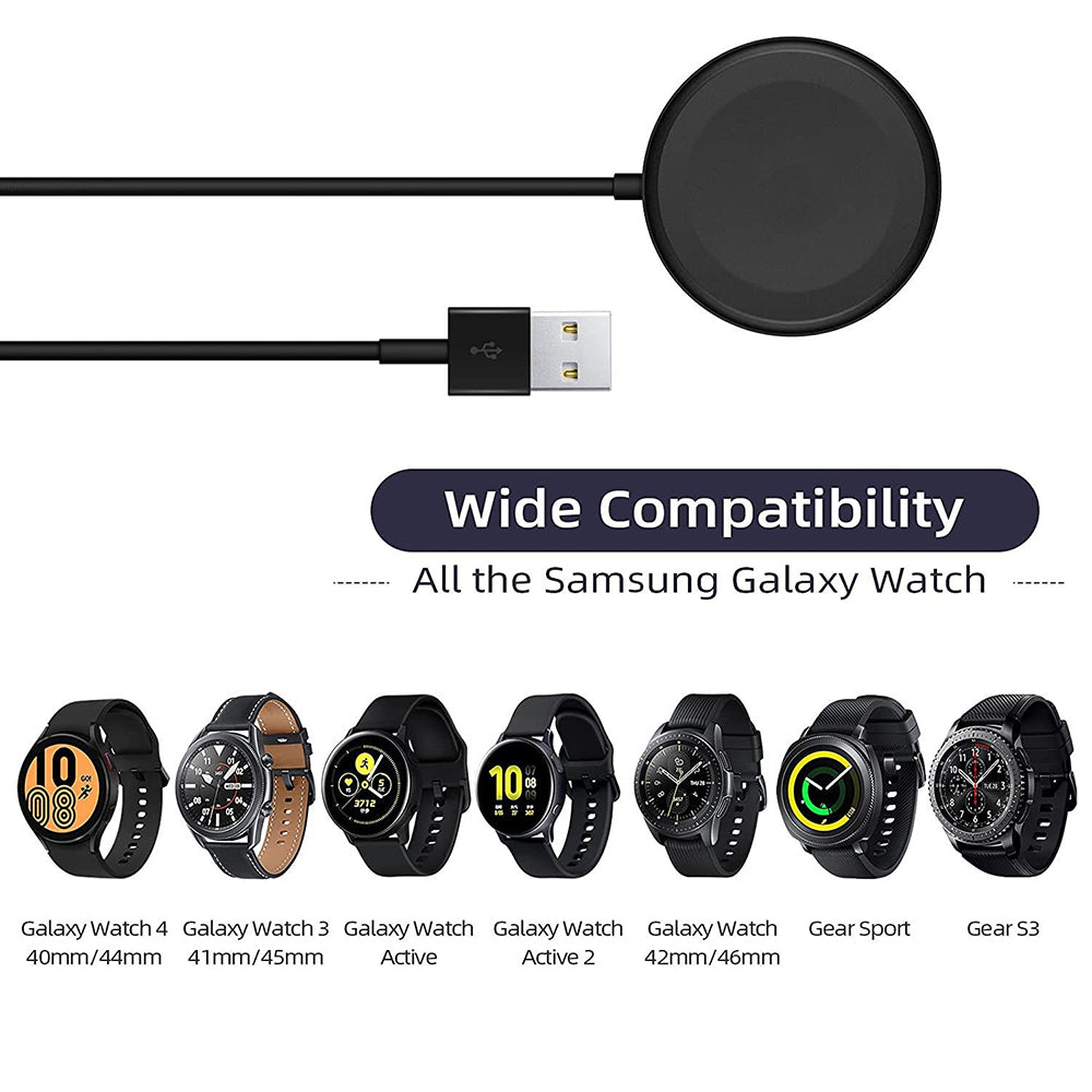 Bezdrôtová nabíjačka Techsuit TSC12 pre Samsung Galaxy Watch Series, USB-A, Čierna