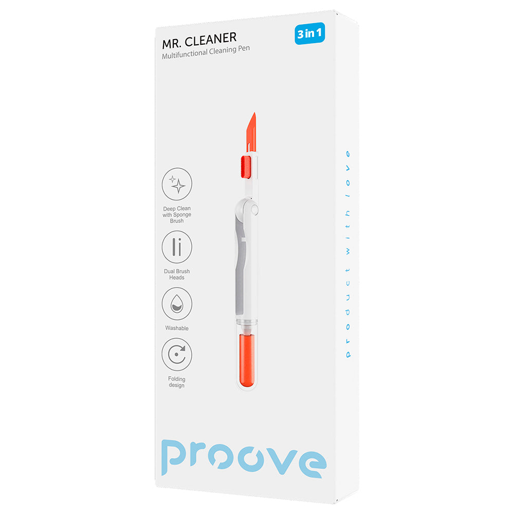 Čistič Proove Mr.Cleaner, 3v1, Biela