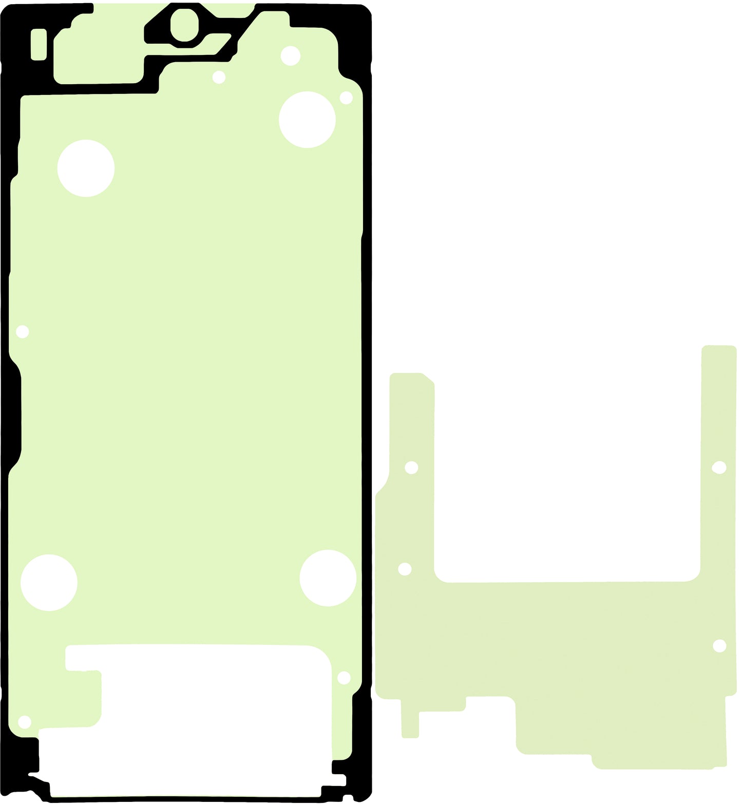 Kit Adhezívny Displej Samsung Galaxy S25 Ultra S938, Service Pack GH82-36522A