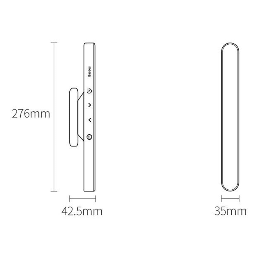 Lampa Led na stôl Baseus, Sivá DGXC-C0G
