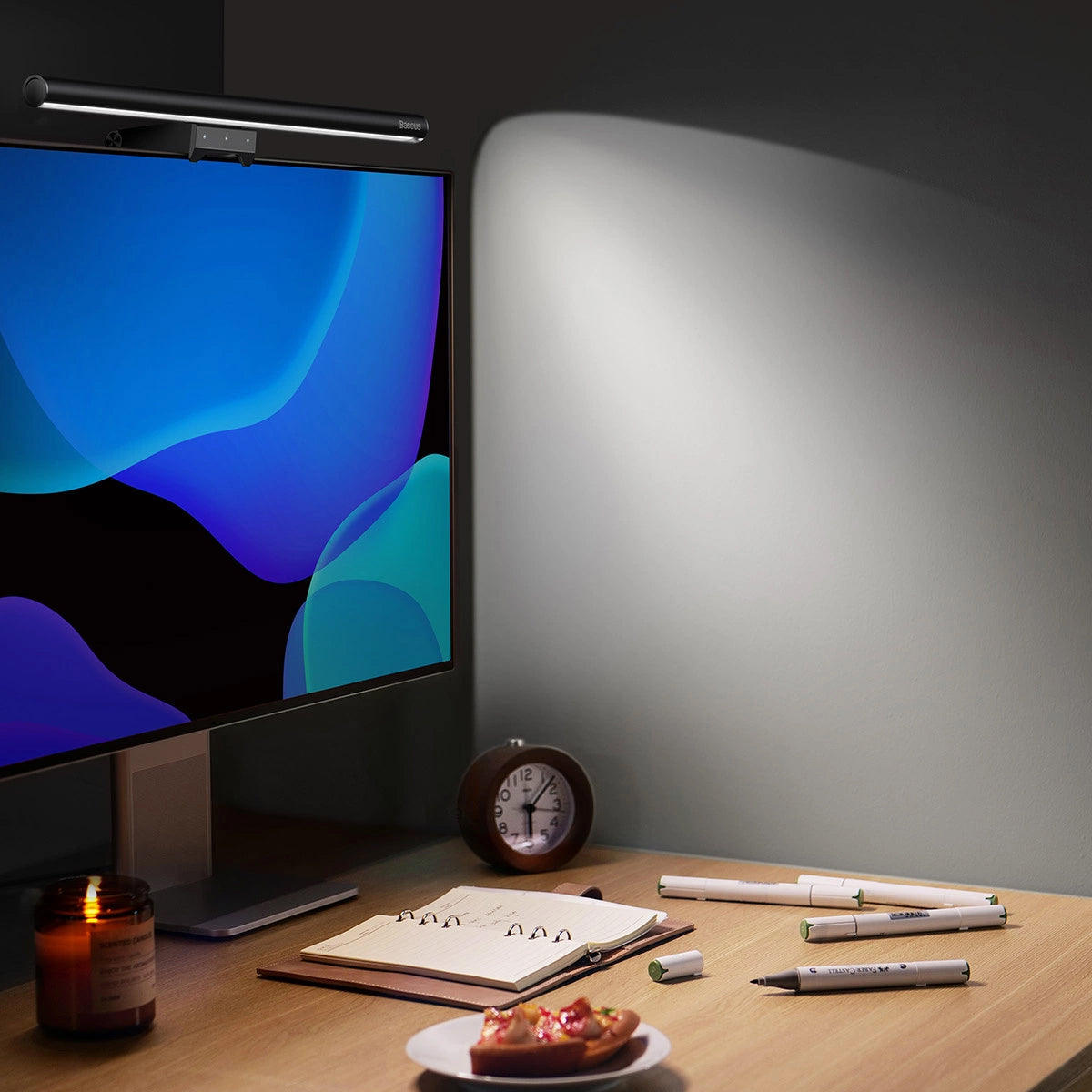 Lampa Led Monitor Baseus i-Wok2, 2700K - 6500K, Čierna DGIW000101