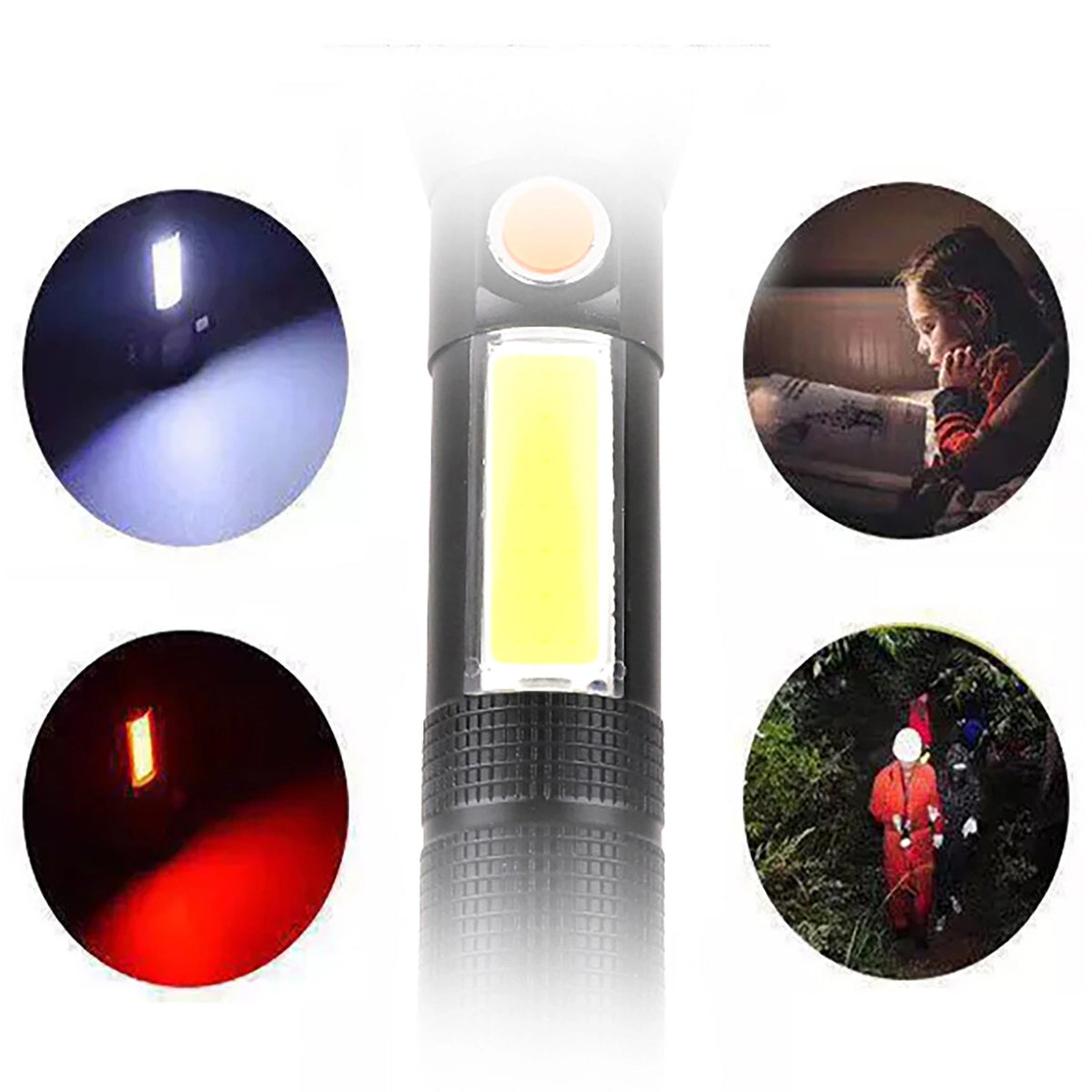LED baterka WZK WLR-31 3v1, 5W, 500lm