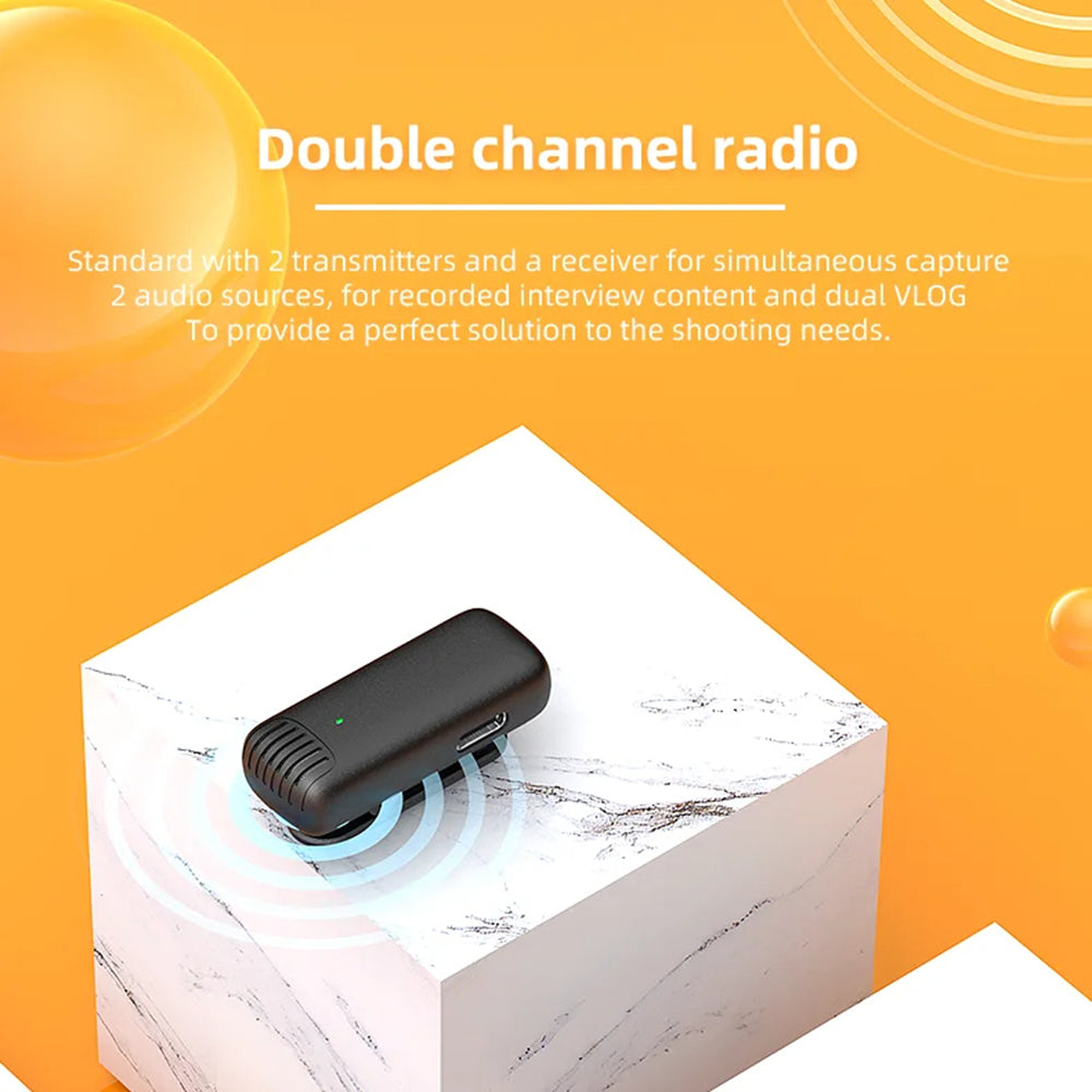 Lavaliera Techsuit LW4, USB-C, Sada 2 kusy, Čierna
