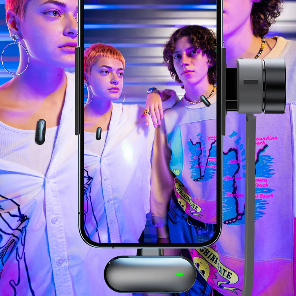 Lavaliera Yesido KR16, Lightning, Sada 2 kusy, Čierna