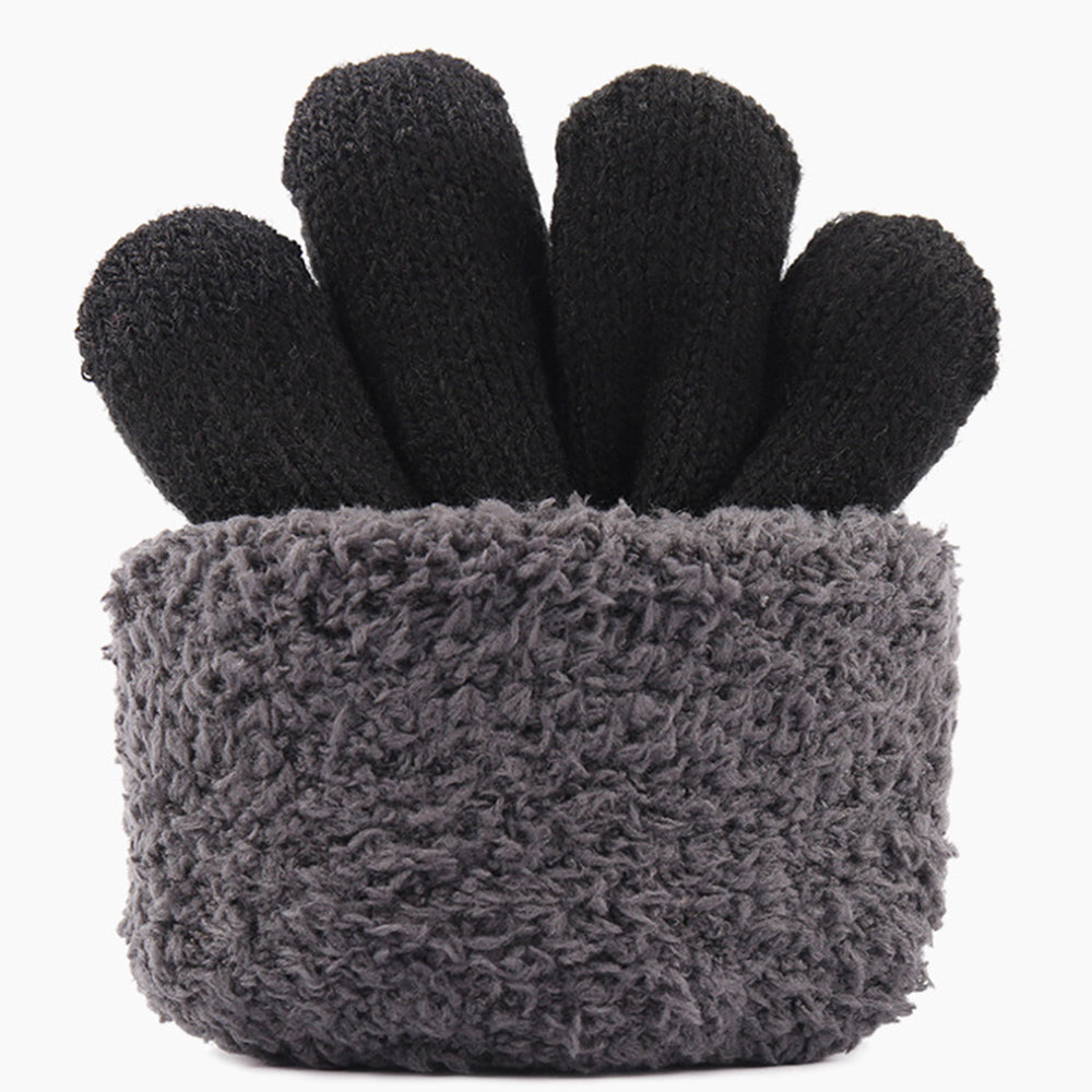 Dotykové zimné rukavice Iwarm ST0005, veľkosť 21 cm, čierne
