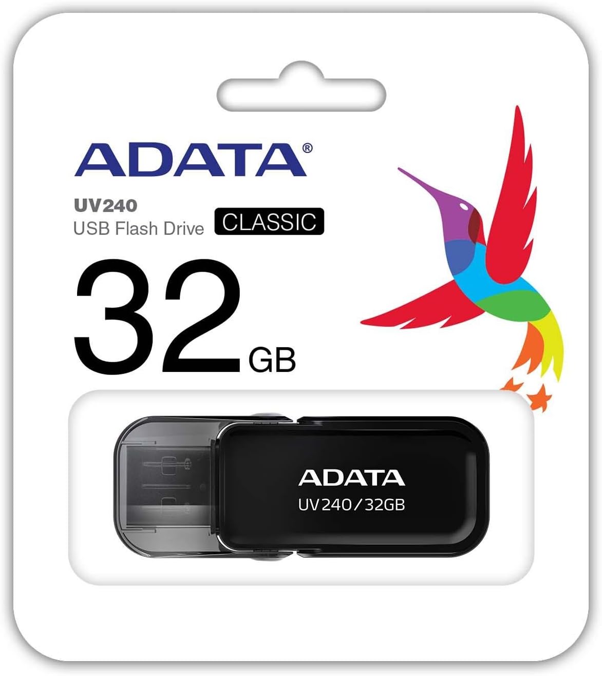 Externá pamäť USB-A Adata UV240 UV240, 32Gb AUV240-32G-RBK