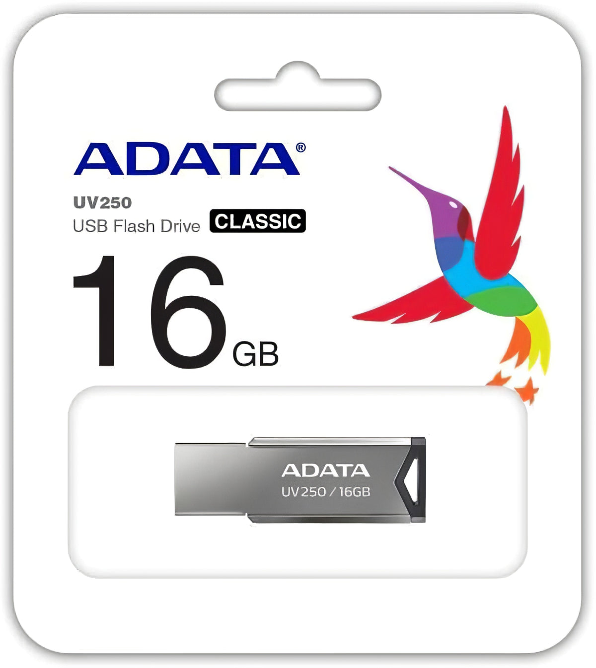Externá pamäť USB-A Adata UV250, 16Gb AUV250-16G-RBK