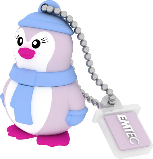 Externá pamäť USB-A Emtec M336 Miss Penguin, 16Gb ECMMD16GM336