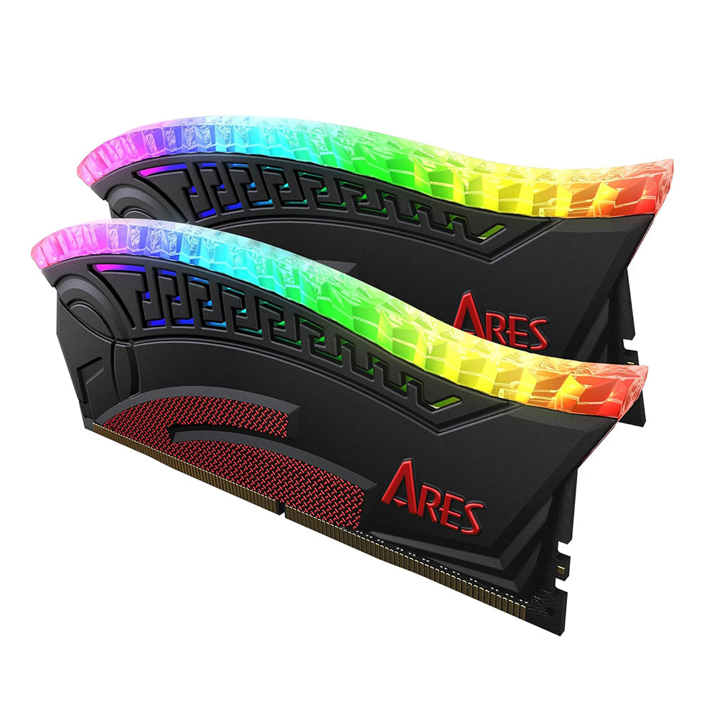 Pamäť RAM Dato Ares Armor, DDR4, RGB, 2 x 8GB, 3600Mhz, CL18, Čierna AMRGB8GX216G36K