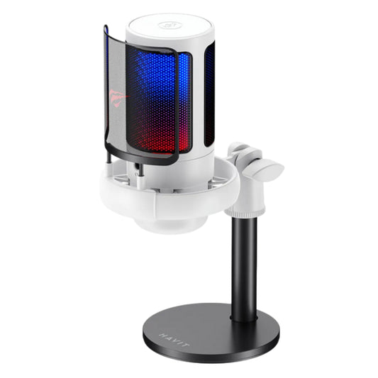 Kardioidný mikrofón HAVIT GK50, RGB, USB-C, 1.8m, Čierny