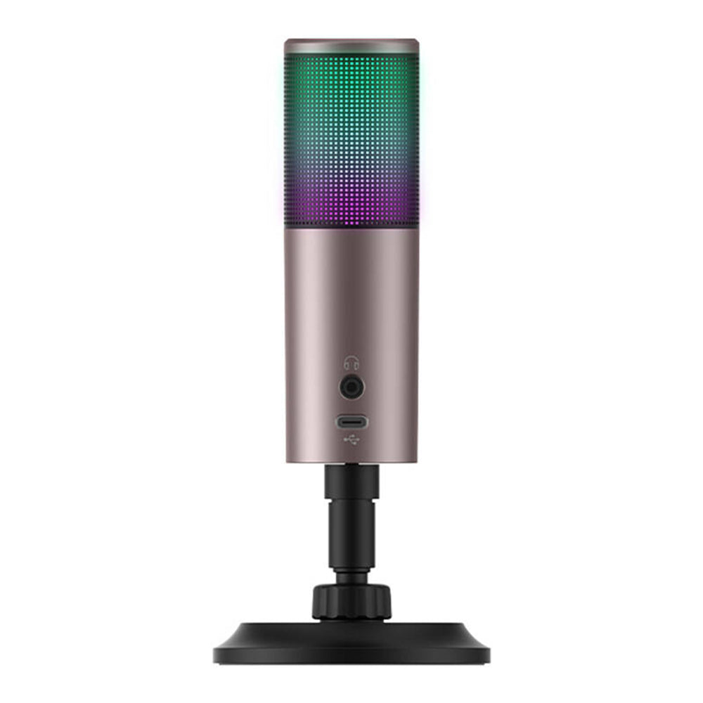 Gamingový mikrofón HAVIT GK61, RGB, USB-C, Sivý