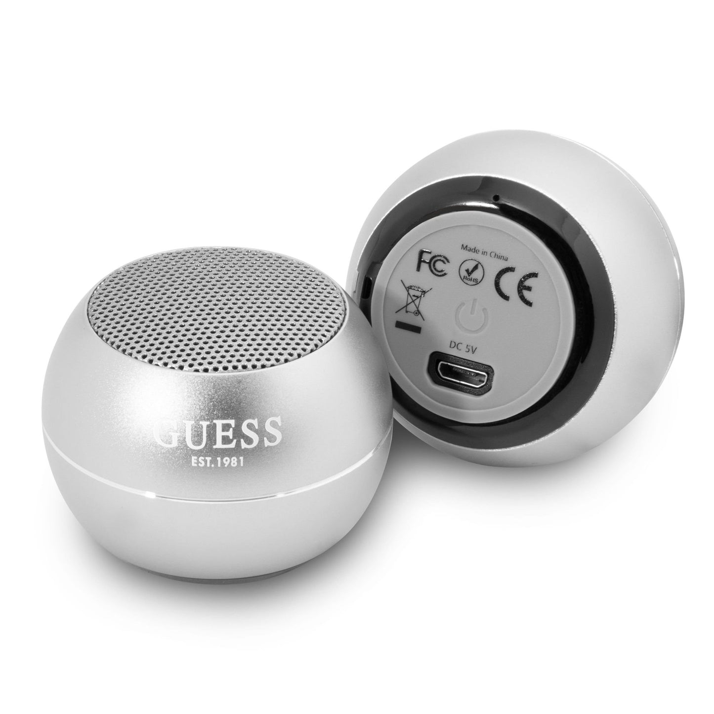 Prenosný Bluetooth reproduktor Guess, 3W, sivý