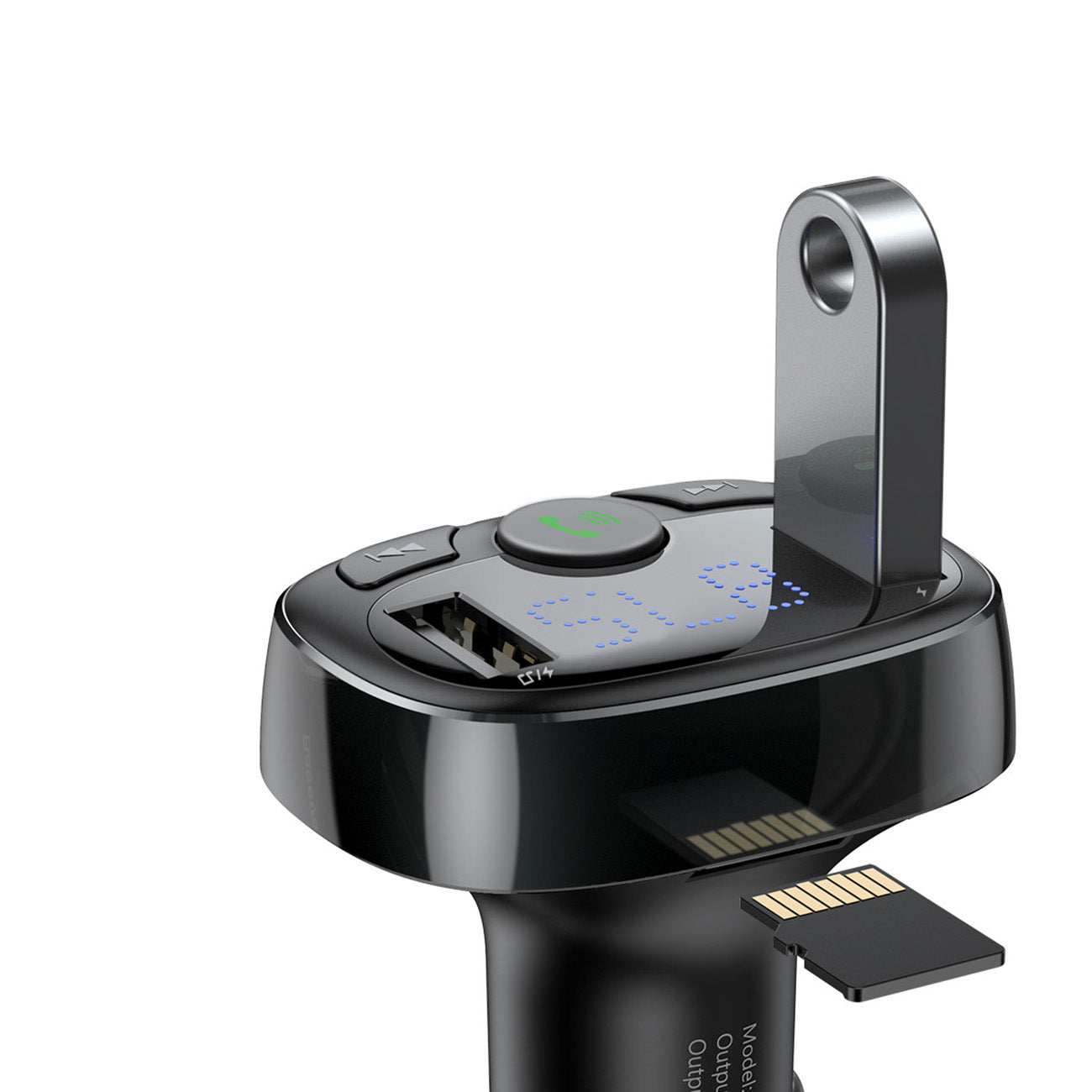 Modulátor FM Bluetooth Baseus S-09A, 2 x USB-A - 1 x microSD CCMT000001