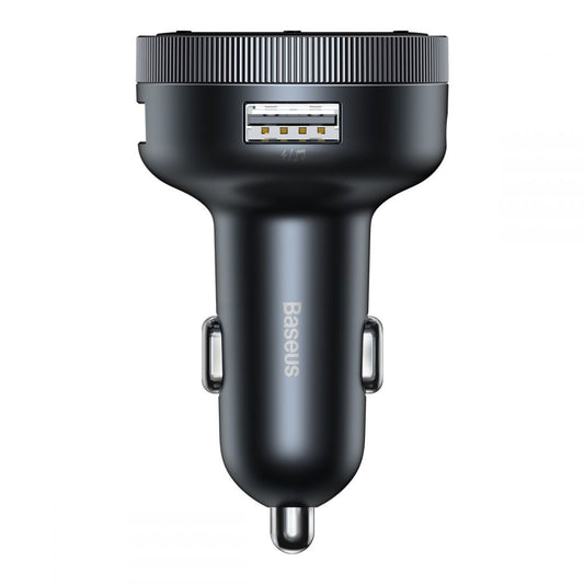 Baseus Enjoy Bluetooth FM modulátor, Mp3 prehrávač, 2 x USB, čierny CCLH-01