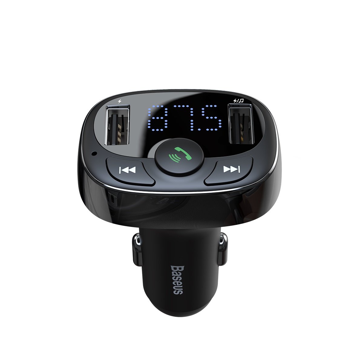 Modulátor FM Bluetooth Baseus S-09A, 2 x USB-A - 1 x microSD CCMT000001