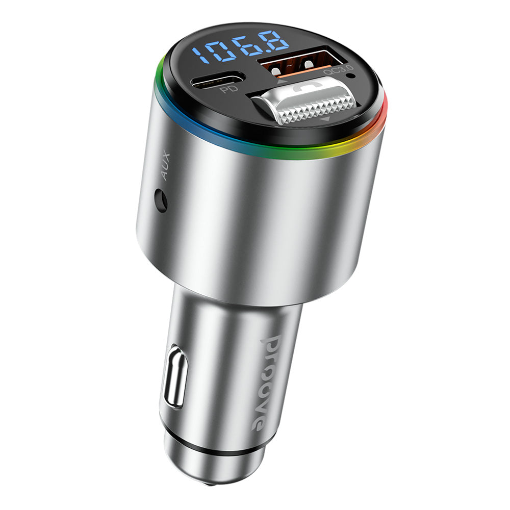 Proove Bluetooth FM Modulator, 1 x USB-A - 1 x USB-C FMPD30110006