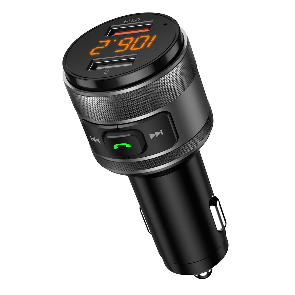 Techsuit VoltTune Bluetooth FM Modulator, 2 x USB-A