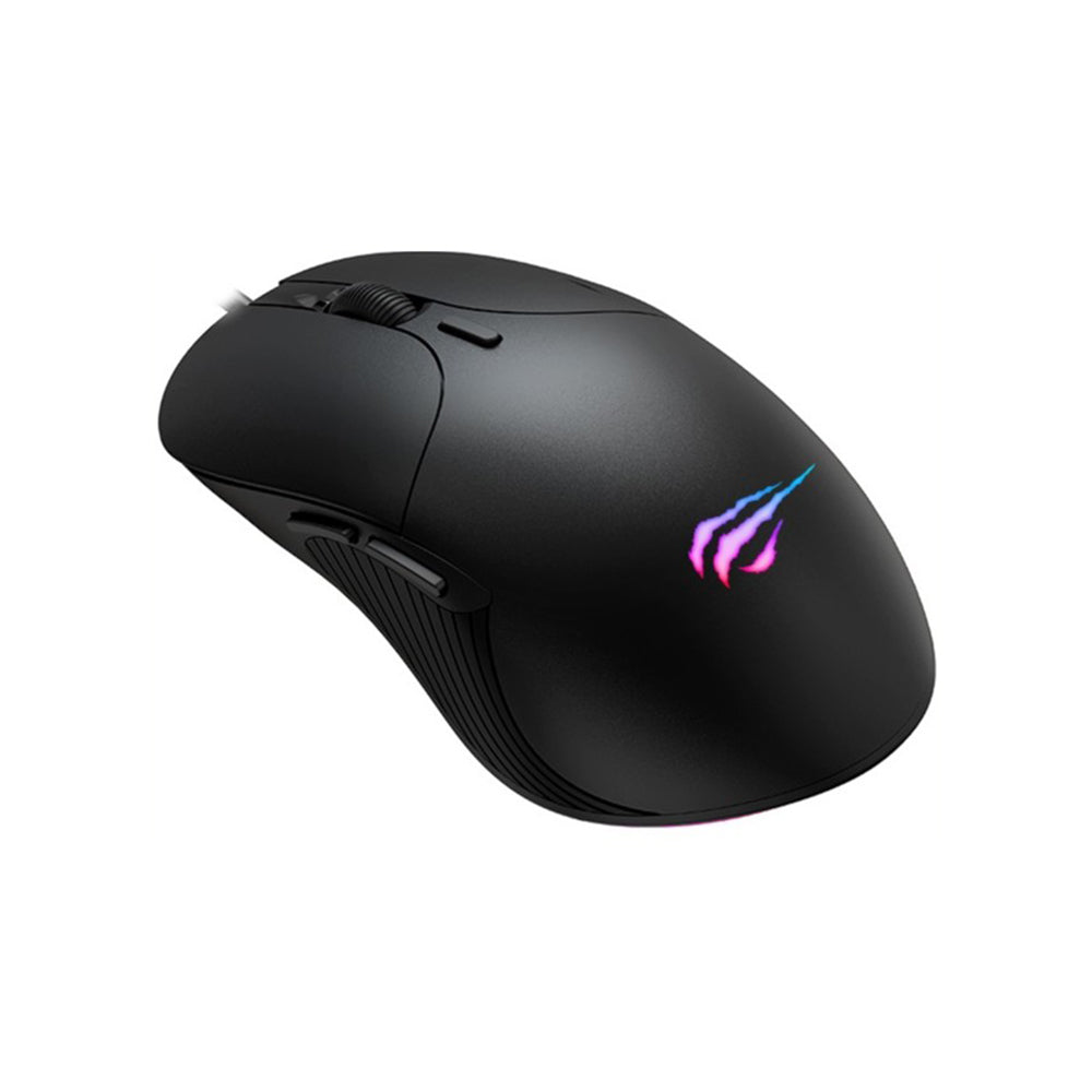 Herná myš s káblom USB HAVIT MS1020WB, RGB, 2400DPI, Čierna