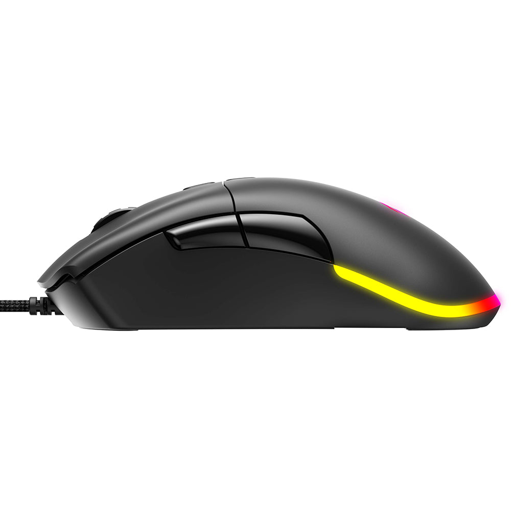 Herná myš s káblom USB HAVIT MS954, 800DPI - 12000DPI, 1.6m, čierna