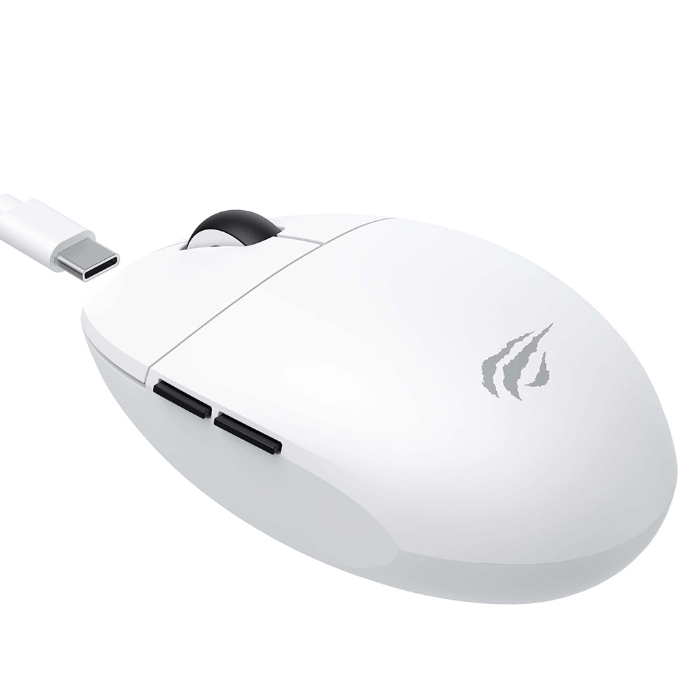Bezdrôtová herná myš HAVIT MS1039W, 800DPI - 7400DPI, Wi-Fi / Káblové, Biela
