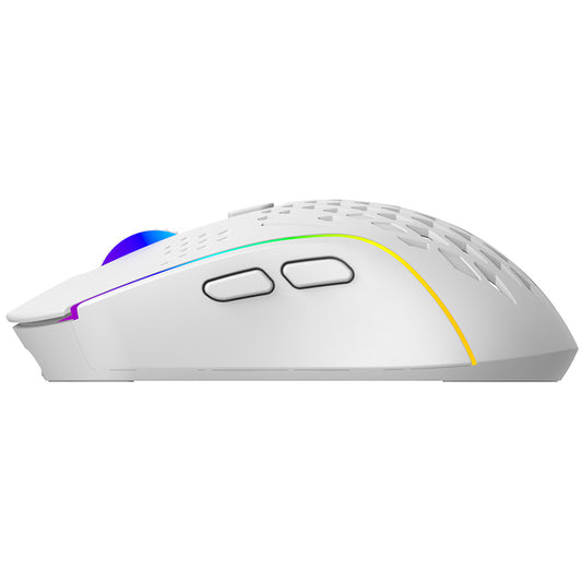 Bezdrôtová herná myš Proove Buzz, RGB, 800DPI - 4800DPI, Biela WMBU00022402