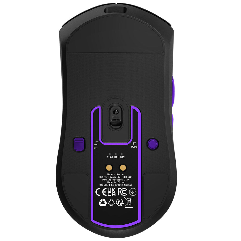 Bezdrôtová herná myš Proove Jester, 800DPI - 26000DPI, OLED displej, Čierna WMJS00022001