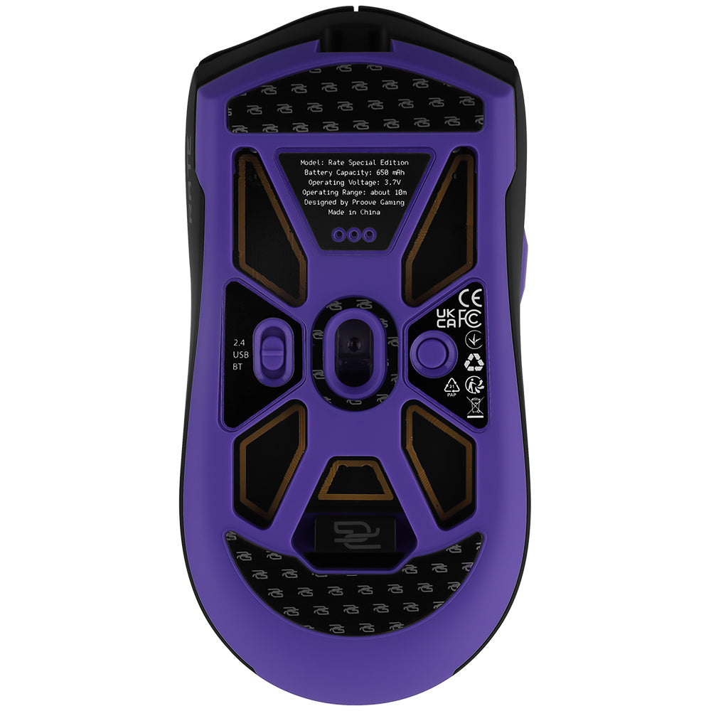 Bezdrôtová herná myš Proove Rate Special Edition, 800DPI - 12000DPI, Čierna CMRTWRS03001