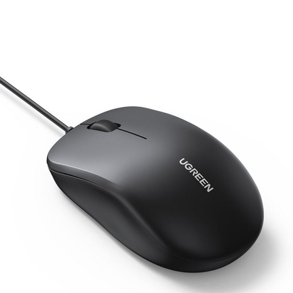 Mouse Wired USB UGREEN MU007, 1200DPI, 1.5m, Čierny