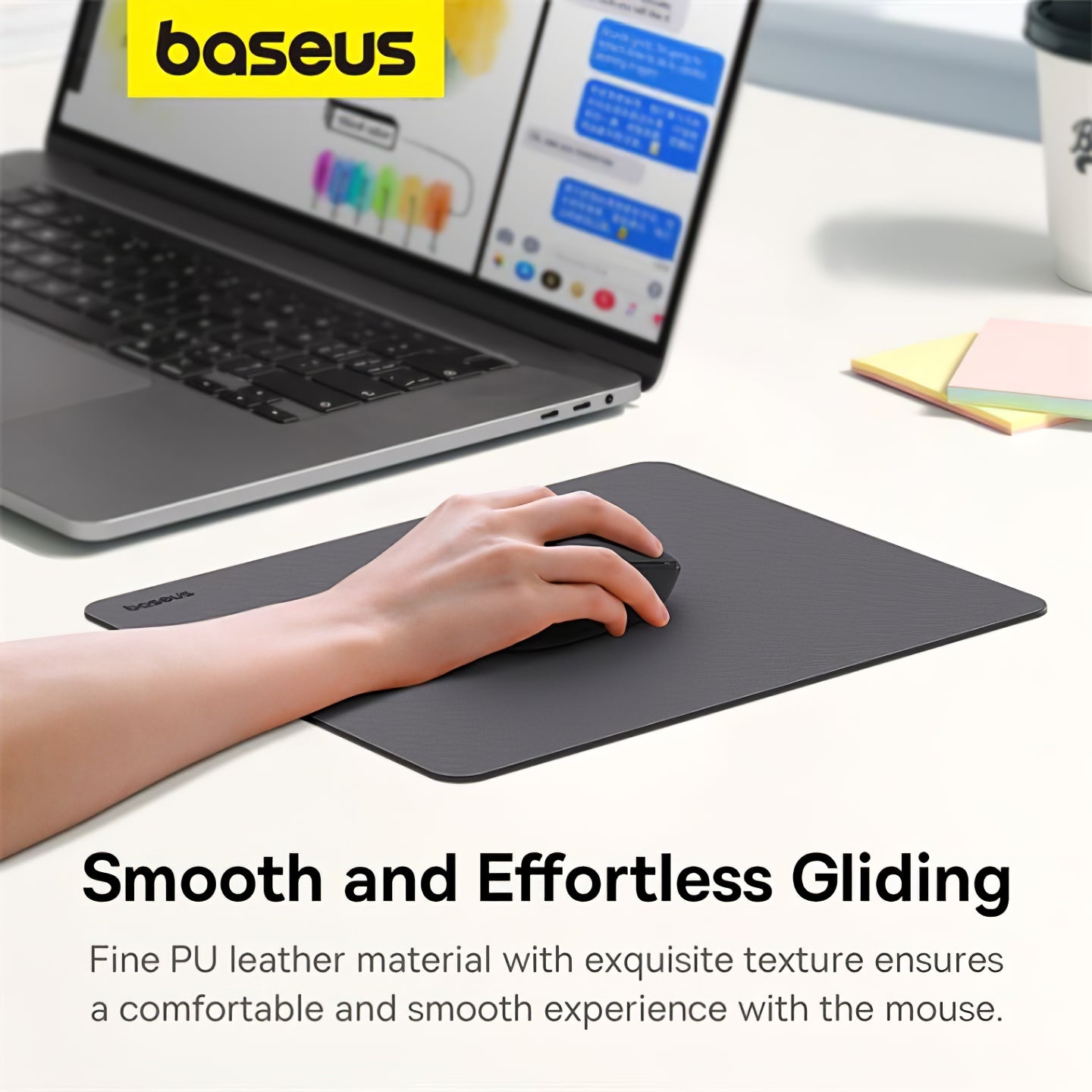 MousePad Baseus Nebula, 260mm x 210mm, Sivý B01055504831-00