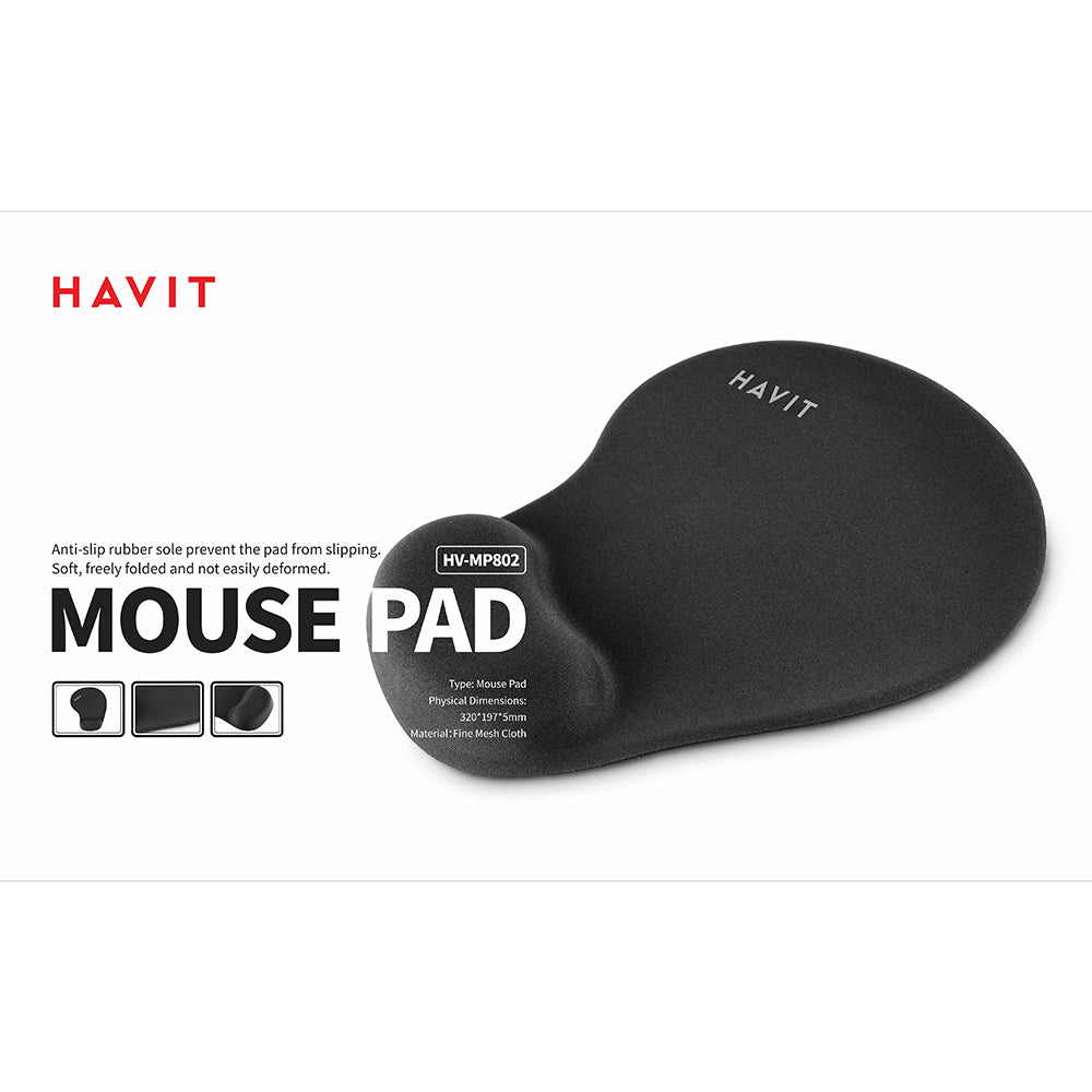 MousePad Gaming HAVIT MP802, 230mm x 191mm x 3.5mm, Tmavomodrý