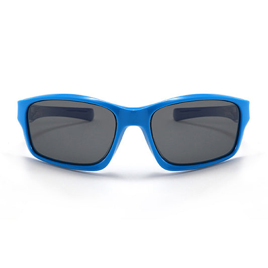 Detské športové slnečné okuliare Techsuit 8202-C29, polarizované, modré