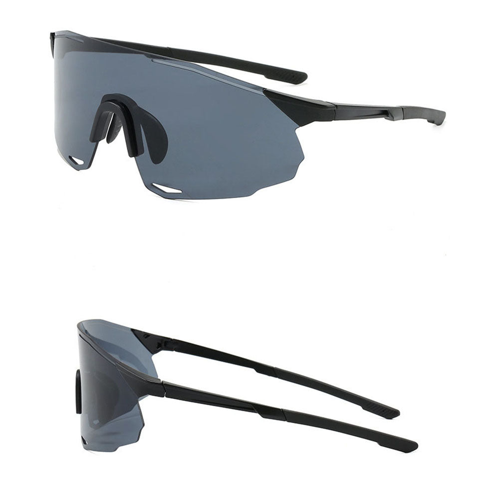 Unisex cyklistické okuliare Techsuit 8853, čierno-sivé