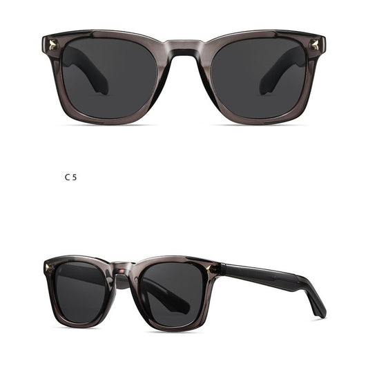 Pánske slnečné okuliare Techsuit 31243, polarizované, UV ochrana, sivé
