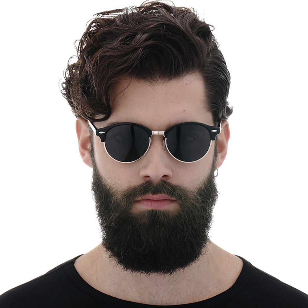 Pánske slnečné okuliare Techsuit 66612, polarizované, UV ochrana, čierne