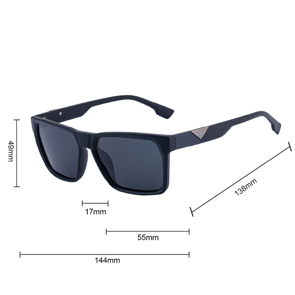Pánske slnečné okuliare Techsuit 8500, polarizované, UV ochrana, hnedé