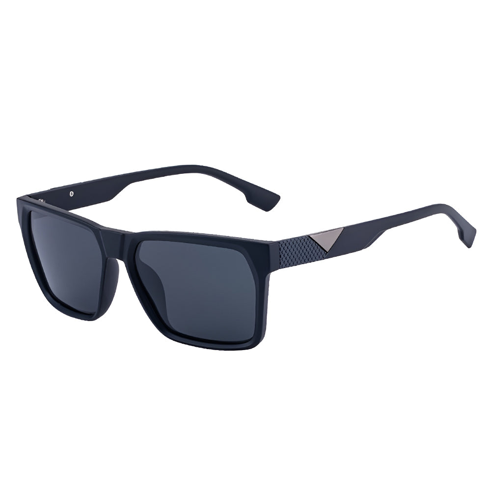 Pánske slnečné okuliare Techsuit 8500, polarizované, UV ochrana, čierno-sivé