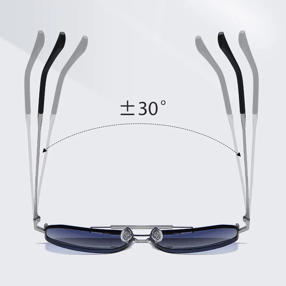 Pánske slnečné okuliare Techsuit 8538, polarizované, UV ochrana, sivohnedé