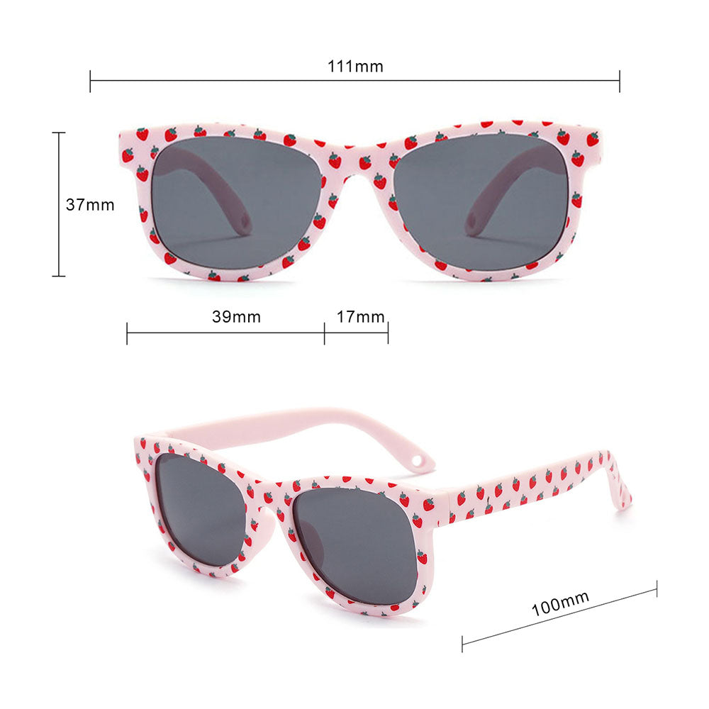 Detské slnečné okuliare Techsuit 5218, polarizované, UV ochrana, modré