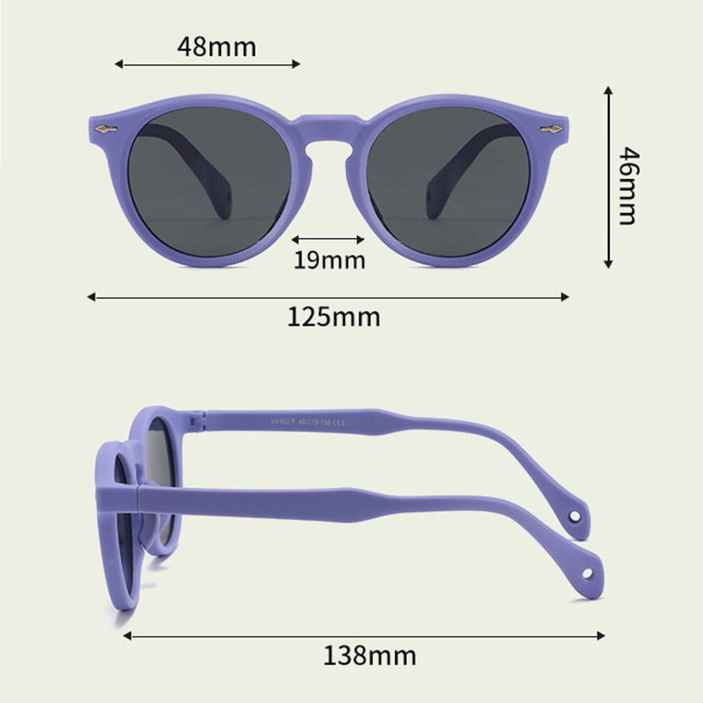 Detské slnečné okuliare Techsuit 602, polarizované, UV ochrana, béžové