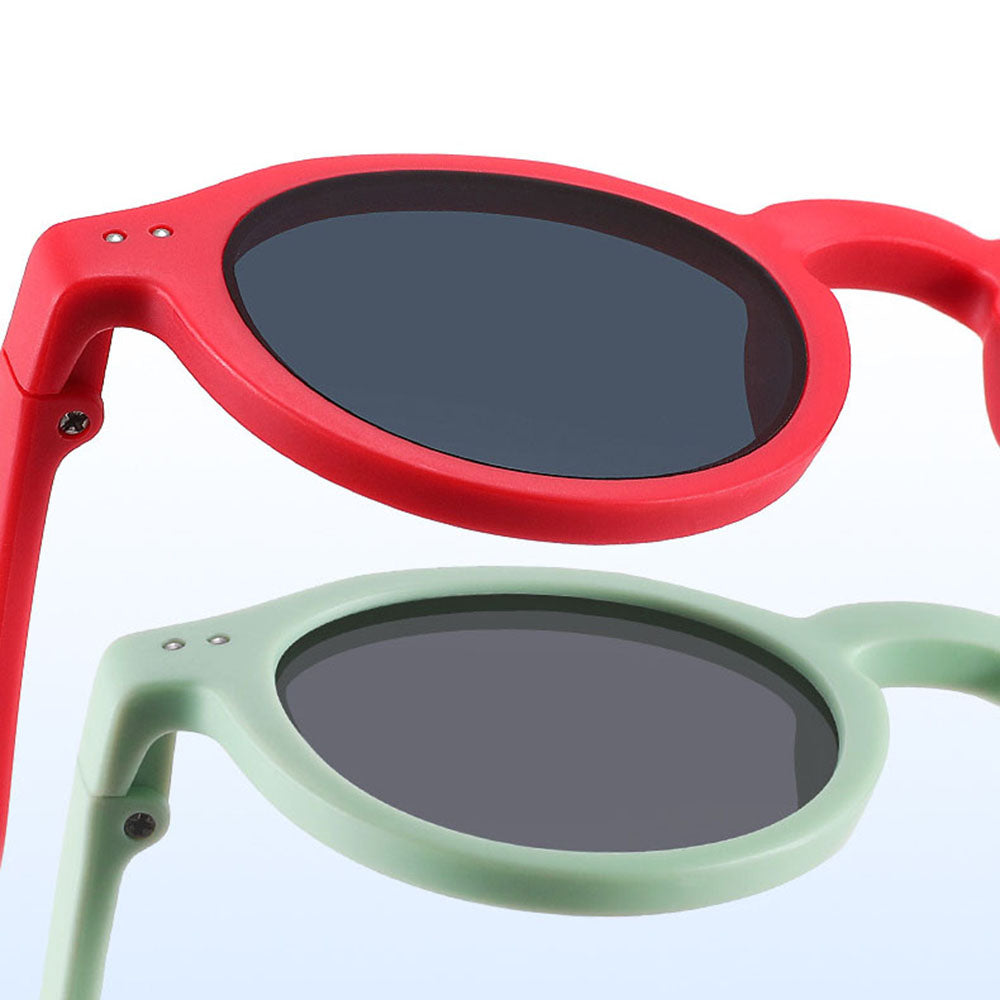 Detské slnečné okuliare Techsuit 8443, polarizované, UV ochrana, červené