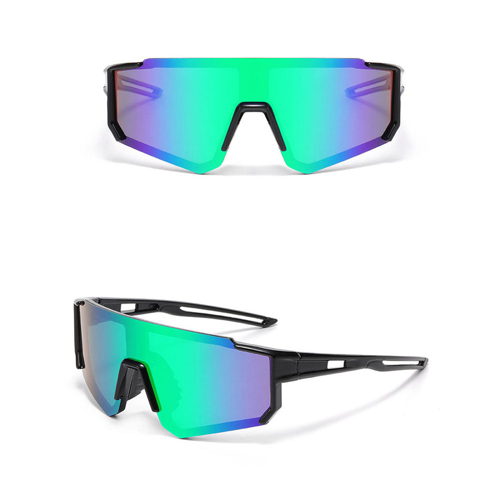 Detské slnečné okuliare Techsuit R601, polarizované, UV ochrana, čierno-zelené