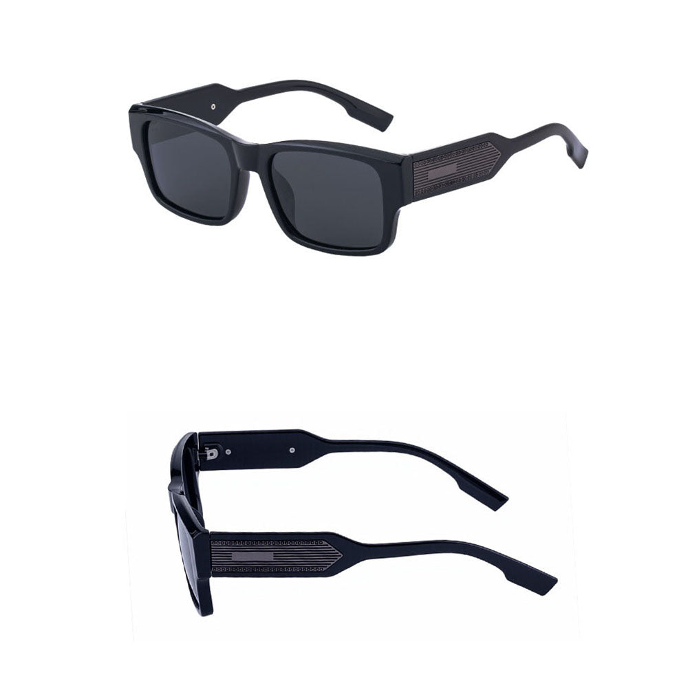 Dámske slnečné okuliare Techsuit 8485, polarizované, UV ochrana, čierne