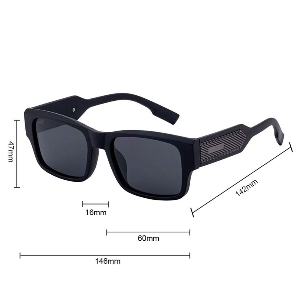 Dámske slnečné okuliare Techsuit 8485, polarizované, UV ochrana, čierne